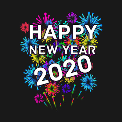 Kolorowe fajerwerki na powitanie 2020 roku